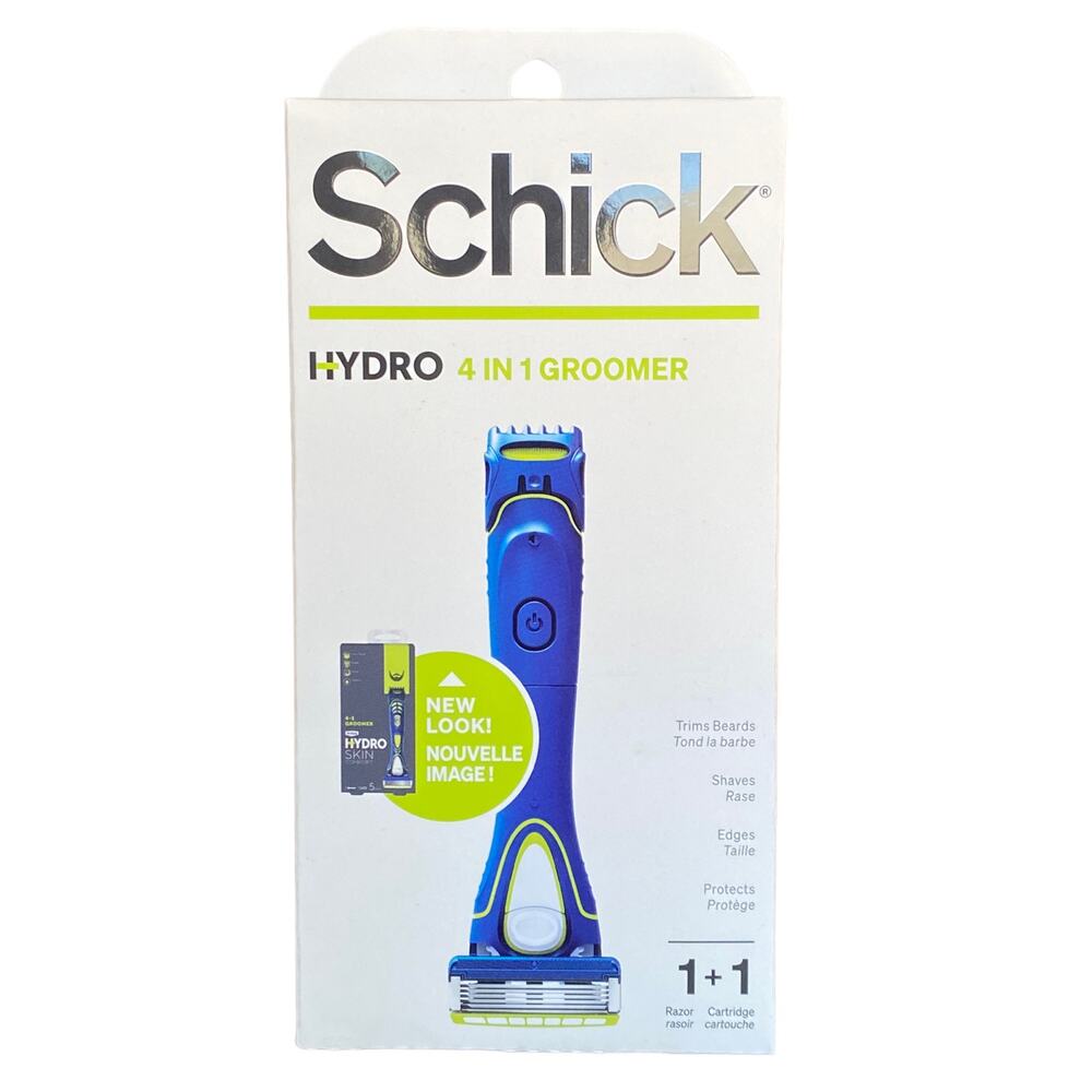Schick Hydro 4 in 1 Grooming Razor| Trims Beards, Shaves, Edges and Protects
